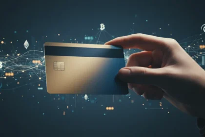 Cartão Visa Grátis Angola em primeiro plano, pronto para compras e transações internacionais de 2025