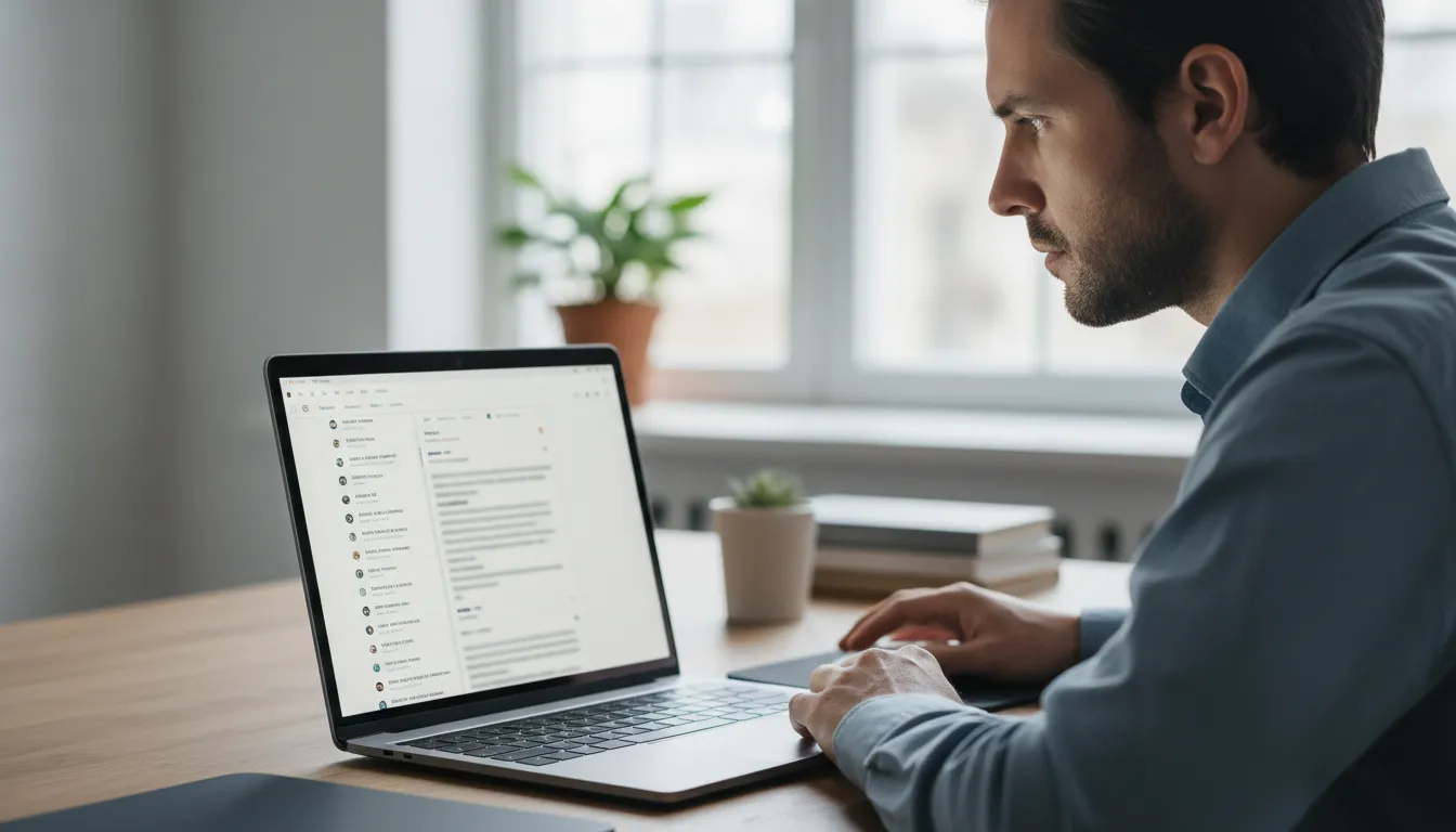 Outlook não recebe mensagem