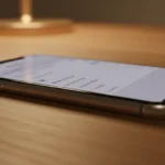 Ajustes do iOS com a letra inicial do modelo para identificar iPhone original e diferenciar novos de recondicionados.
