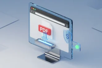 Como impedir que um arquivo PDF seja aberto automaticamente ao baixar no Chrome nas configurações do navegador.