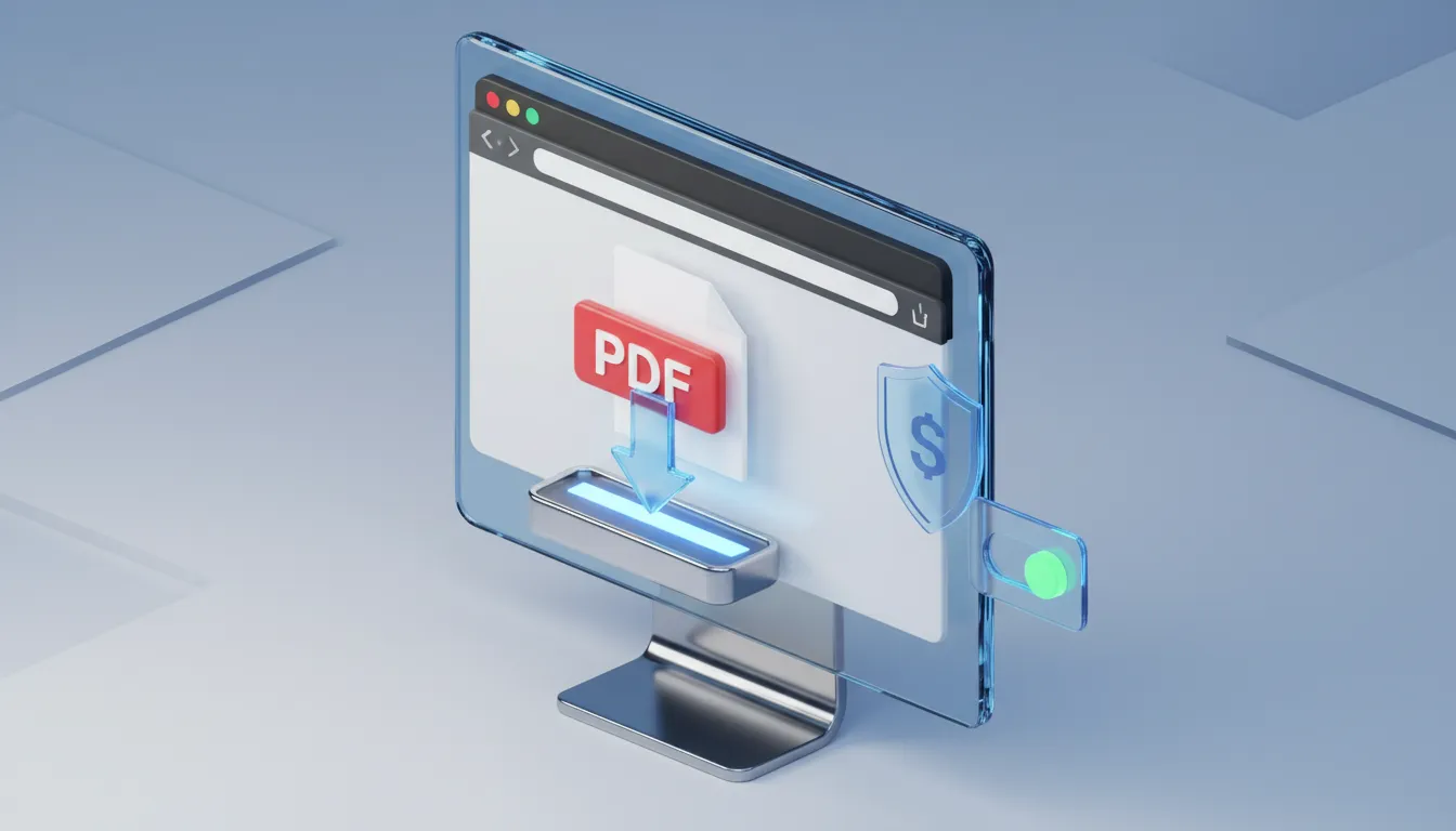 Como impedir que um arquivo PDF seja aberto automaticamente ao baixar no Chrome nas configurações do navegador.