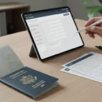 Passos para o Agendamento de Passaporte no portal SME, incluindo documentos e a taxa de 30.500 Kz.