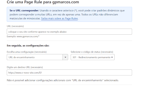 redirect 301 blogger