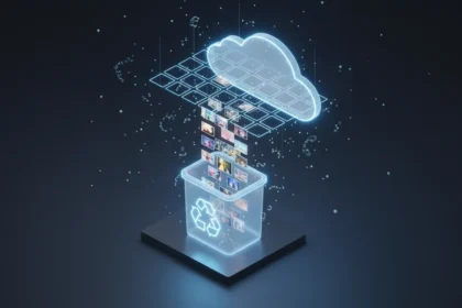 Interface do celular mostrando como restaurar fotos apagadas da lixeira no Google Fotos ao clicar no botão restaurar.