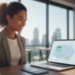 Banner informativo da AIMA sobre agendamento para estudantes estrangeiros, com documentos e prazos para CPLP.