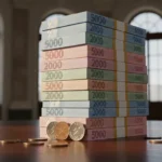 Fachada do Banco Nacional de Angola, instituição reguladora de Cheques Bancários em Angola