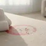 Mãos limpando sujeira em camisa branca para mostrar como tirar manchas de comida rápido sem danificar o tecido.