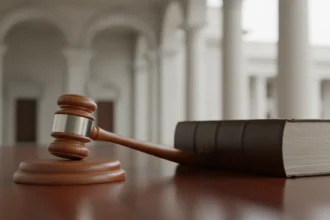 Título principal sobre a Lei de Bases da Função Pública, focando na análise da Lei 26/22 em Angola.