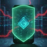 Smartphone com alerta de malware Albiriox e símbolo de proteção. Dicas para a Segurança no Android 2025