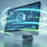 Interface do Windows com ícones de 5 ferramentas e um novo app da Microsoft para Limpar o Windows eficientemente