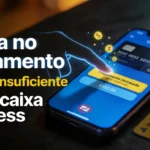 Interface do aplicativo Multicaixa Express, mostrando telas de transações e acesso a serviços bancários