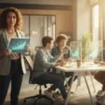 Pessoas no evento de lançamento do Projeto Start CPLP, iniciativa para impulsionar startups em Angola e lusofonia.