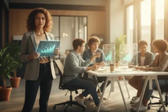 Pessoas no evento de lançamento do Projeto Start CPLP, iniciativa para impulsionar startups em Angola e lusofonia.