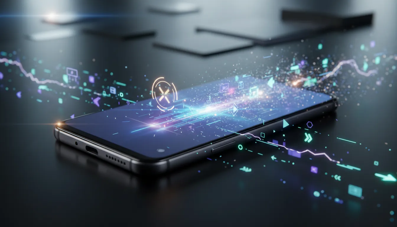 Smartphone Xiaomi com aviso de "sem atualizações" e 2026, listando modelos Redmi e POCO afetados para Xiaomi em Angola.