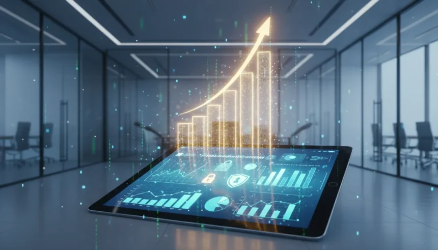 Tablet com dados fiscais indica que a AGT Inicia Obrigatoriedade de Faturação Eletrónica para elevar receitas em 2026.