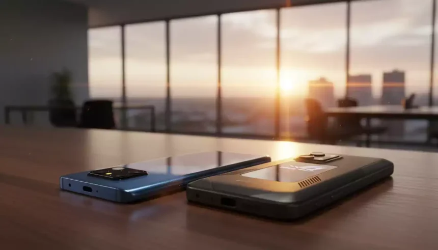 Smartphone com design premium. Asus confirma saída do mercado de smartphones em 2026.