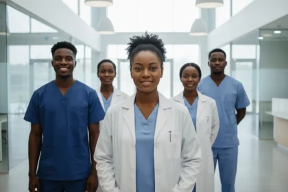 Fachada do Ministério da Saúde com texto sobre 6 mil vagas para o Concurso Ministério da Saúde 2026.