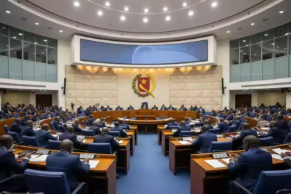 Plenário da Assembleia Nacional durante a votação da Lei Contra Informações Falsas na internet em sessão legislativa.