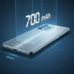 Smartphone Realme 16 Pro+ com design premium, tela de bordas infinitas e conjunto de câmeras traseiro em destaque.