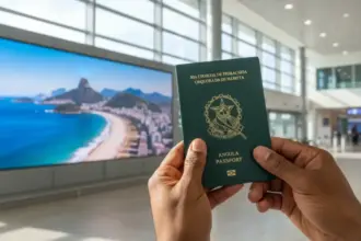 Informativo sobre Vistos Brasil para Angolanos com validade de 5 anos a partir de 1º de fevereiro de 2026.