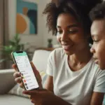 Tela de celular com o WhatsApp aberto no recurso de contas controladas pelos pais para crianças menores de 13 anos.