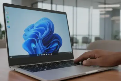 Interface de sistema operacional mostrando a desativação do Copilot Windows 11 para limpeza e privacidade.