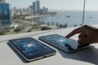 Logotipo do Gemini 3.1 Flash Lite com efeitos de luz em fundo tecnológico, indicando alta velocidade e IA.