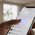 Tela de celular onde o Instagram lança botão desgosto em comentários, exibindo o novo ícone de descurtida no aplicativo.