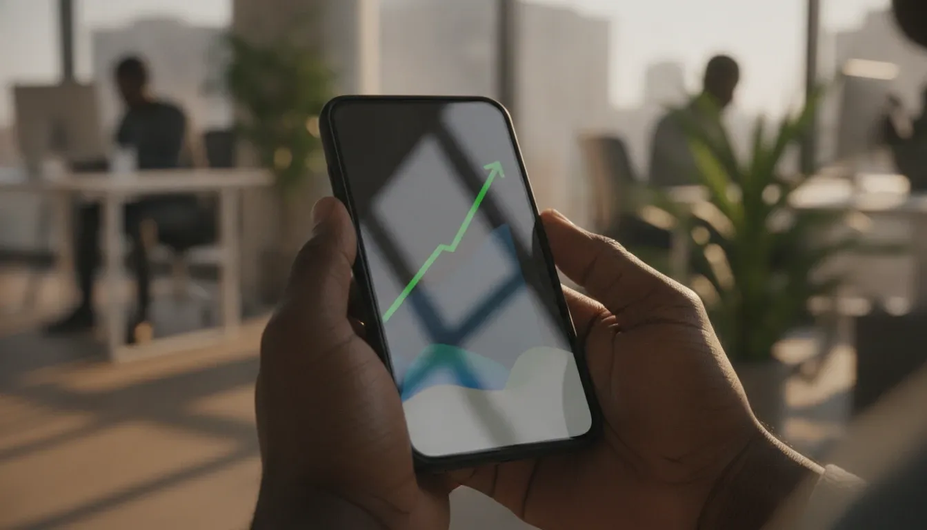 Gráfico do estudo Deloitte mostra que transacções digitais na banca angolana crescem cerca de 50% em 2025.